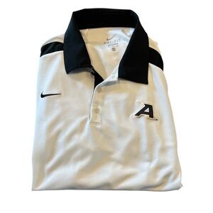 Nike Dri-Fit Men's West Point Black Knights Army Golf‎ Polo Shirt Size XL White